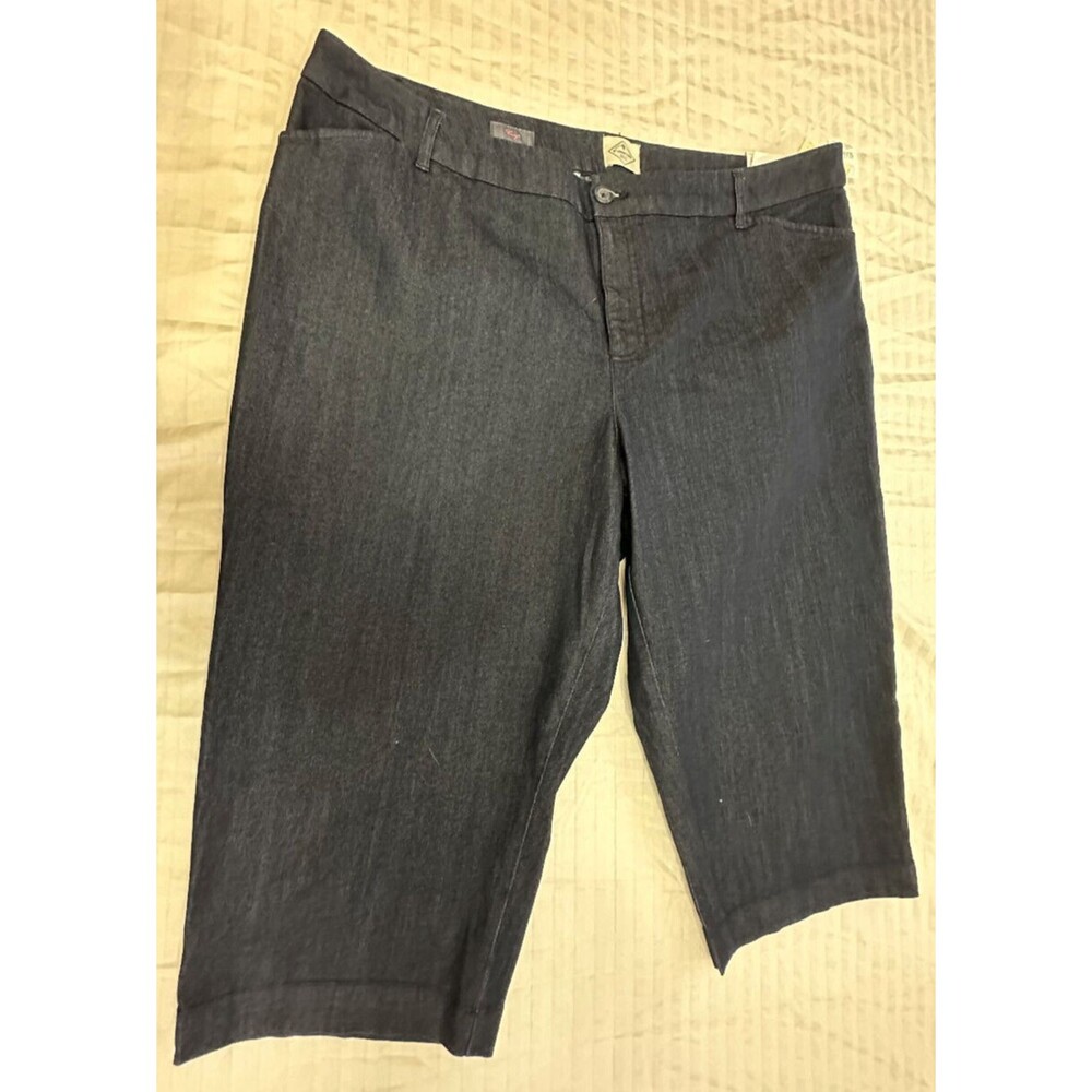 🍏🍏🍏 NWT ST JOHNS BAY WOMENS CROP CAPRIS PANTS SIZE 24W 🍏🍏🍏